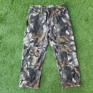 Vintage Wrangler Authentic Jeans Mens 35x27‎ Camo Hunting Outdoors Casual Pants
